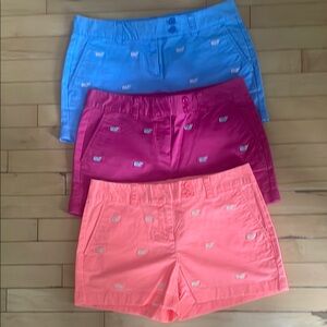 3 Pairs of Vineyard vine shorts Size 4